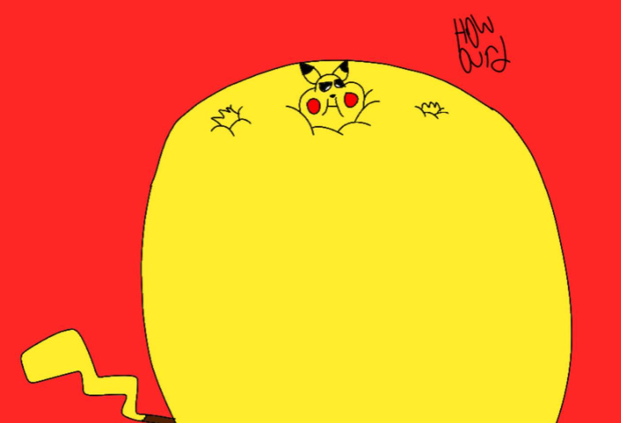 Pikachu Pokemon Inflation Pikachu inflation by howard1224 on DeviantArt