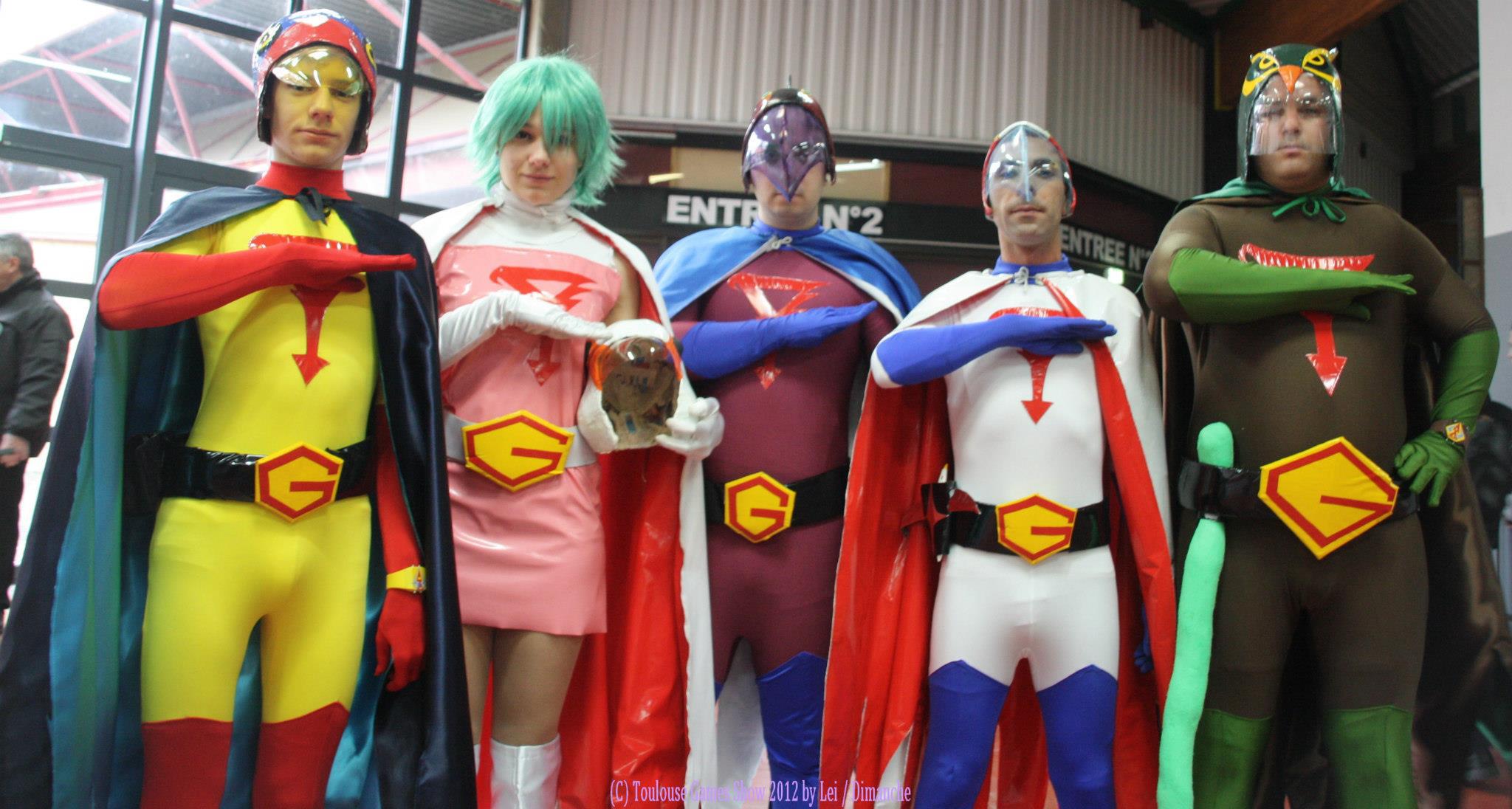 Gatchaman cosplay group