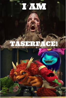 Doom Raiders laugh at Taserface