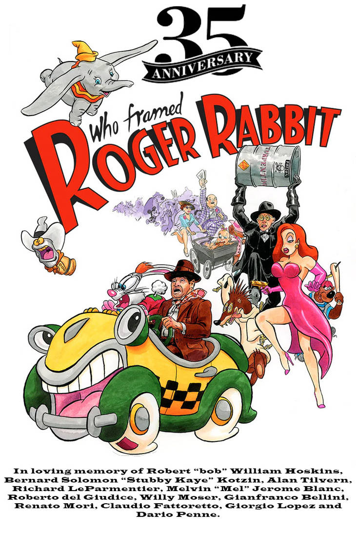35 years of Who Framed Roger Rabbit by MrDimensionIncognito on DeviantArt