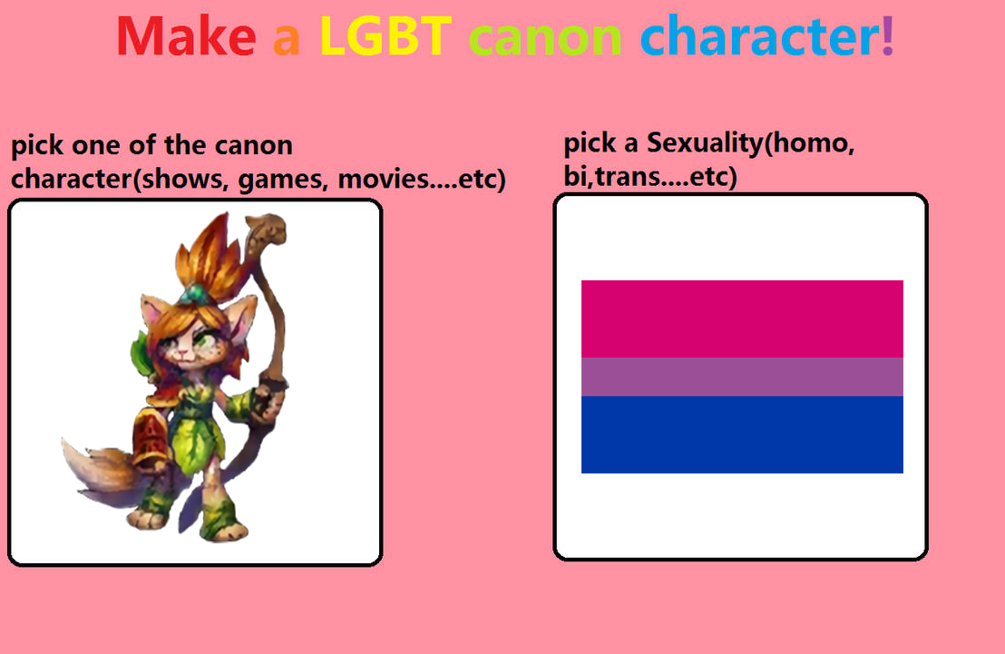 Random cartoon character stuff — CANNON LGBTQIA+ CHARACTERS FROM