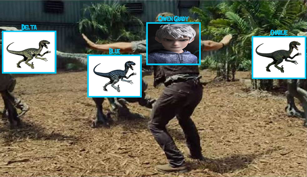 Taming the Raptor Squad filled meme by MrDimensionIncognito on DeviantArt