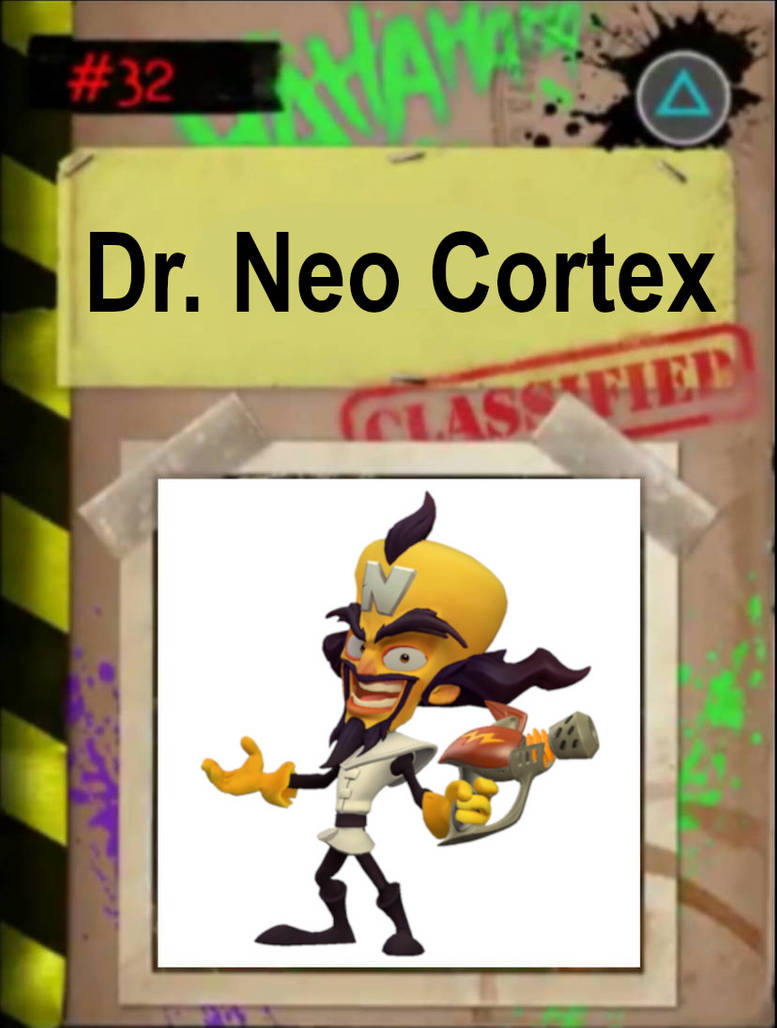 Prof Neo Cortex Dr Neo Cortex's case file by MrDimensionIncognito on DeviantArt