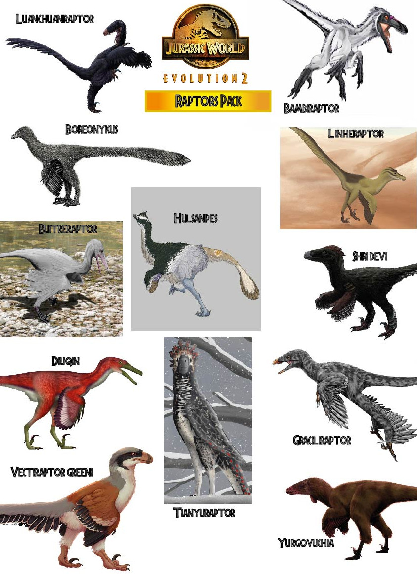 JWE2 Raptors pack by MrDimensionIncognito on DeviantArt