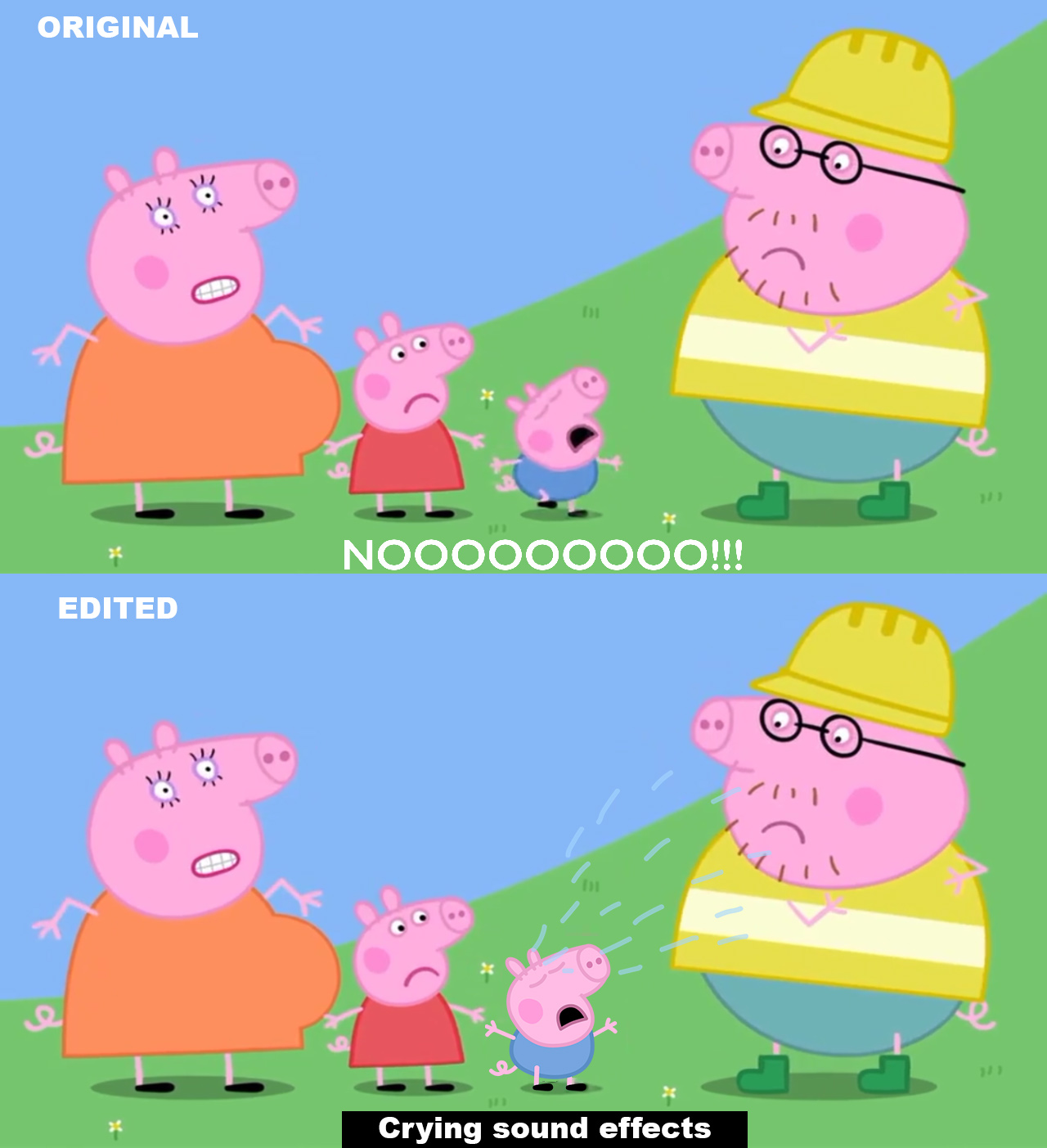 If George Pig cry instead of tantrum by MrDimensionIncognito on DeviantArt