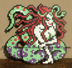 Perler Bead FF3J Naga by pinkdramon