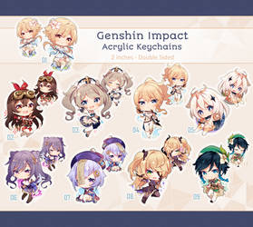 Genshin Impact Keychains