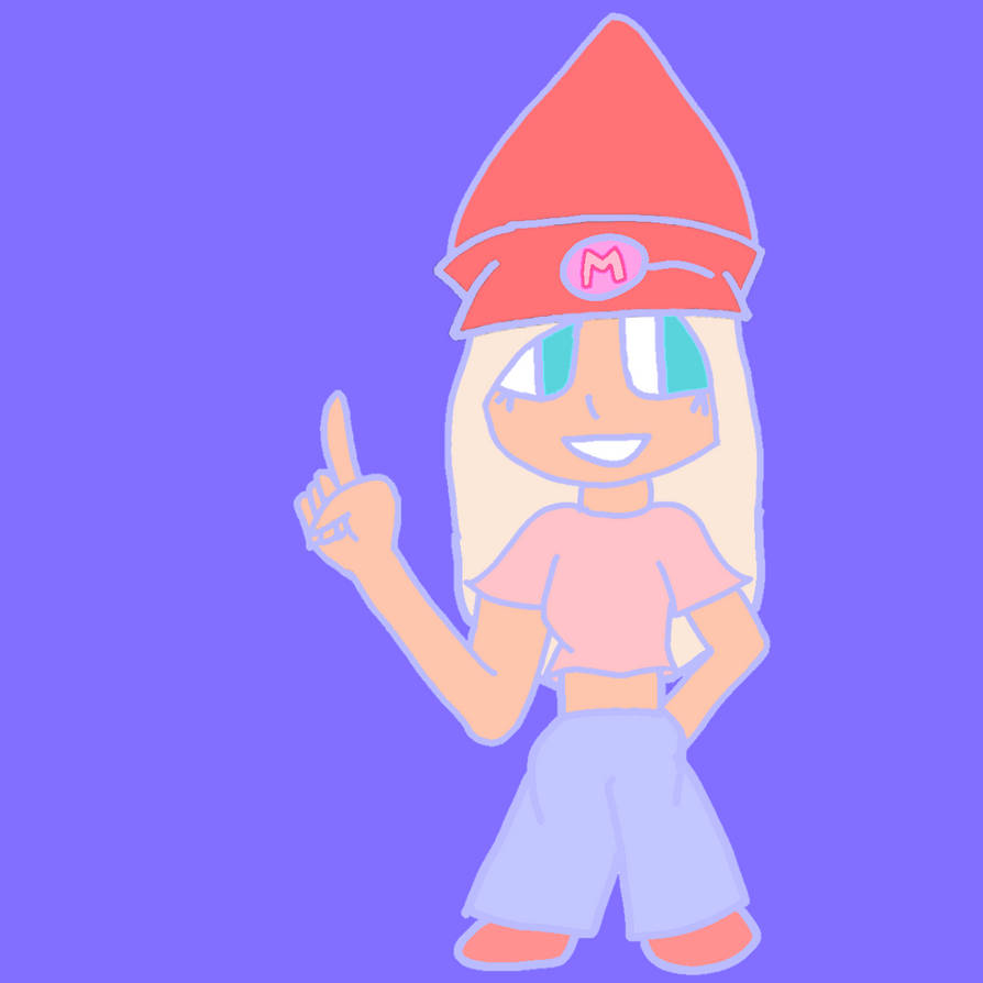 My OC as Parappa the Rapper character by TocaGoldiedraws2 on DeviantArt