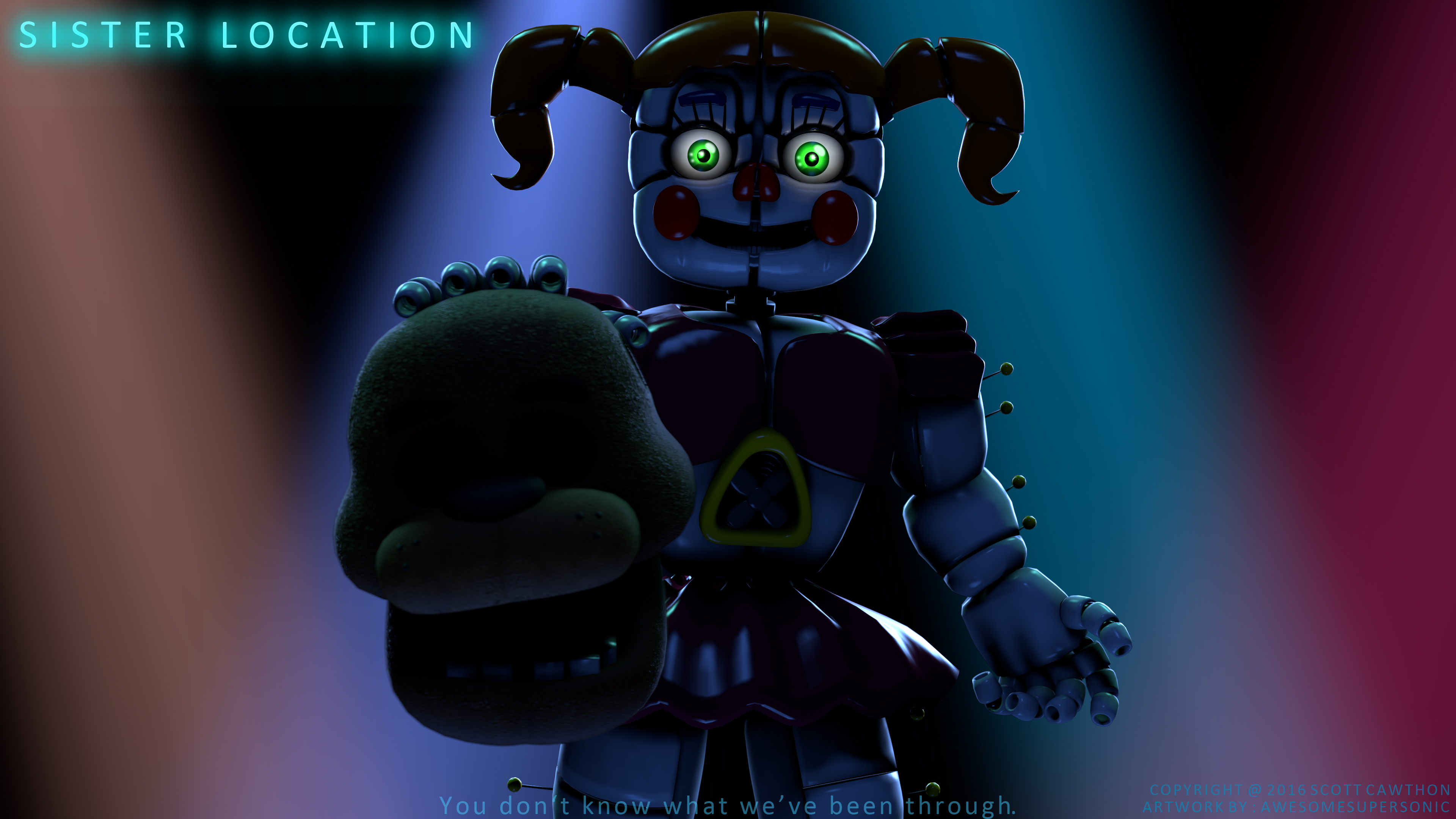 FNAF SISTER LOCATION Song - Forgotten Memories [SFM] on Make a GIF