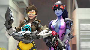 [SFM OverWatch 4K] Tracer and WidowMaker