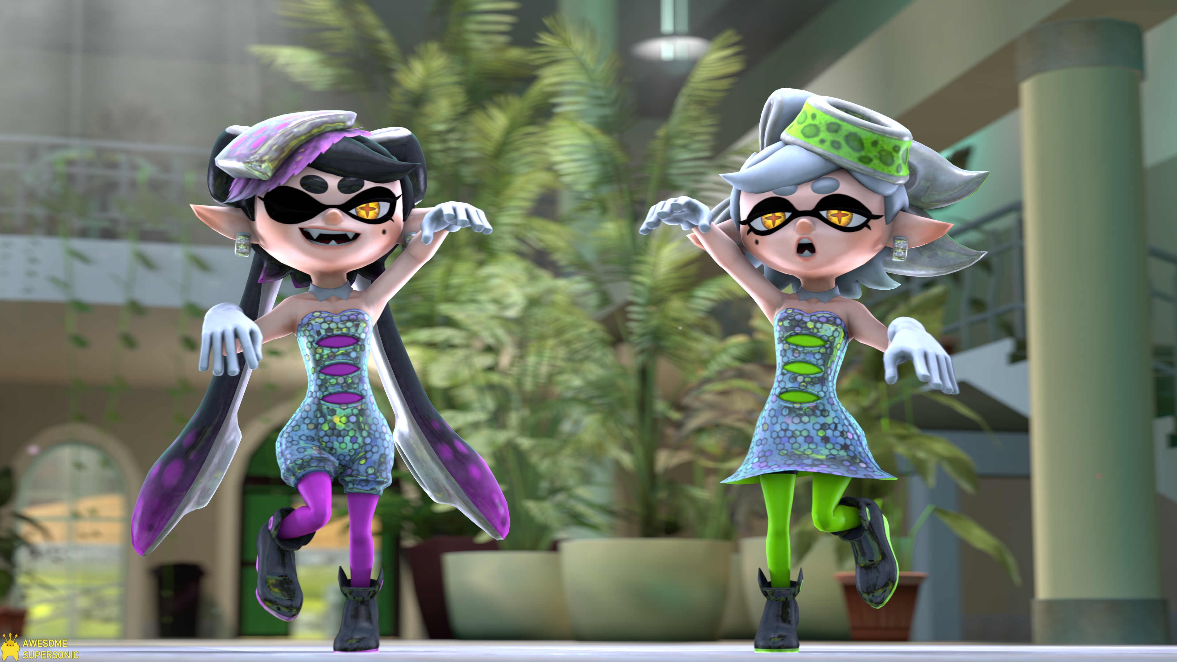 [SFM Splatoon 4K] Squid Sisters