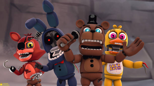 FNAF World: The Ultimate Adventure Roster Page 1 by thegreatwaluigi647 on  DeviantArt