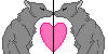 FREE Two-Part Wolf Love Icon