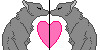 FREE Two-Part Wolf Love Icon