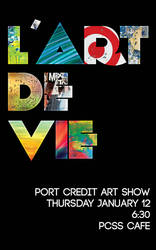 L'art de Vie - Art Show Poster