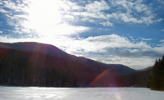 Snow Covered Lake