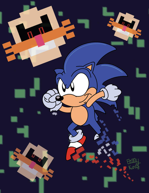 Digital Hedgehog by SlySonic on DeviantArt
