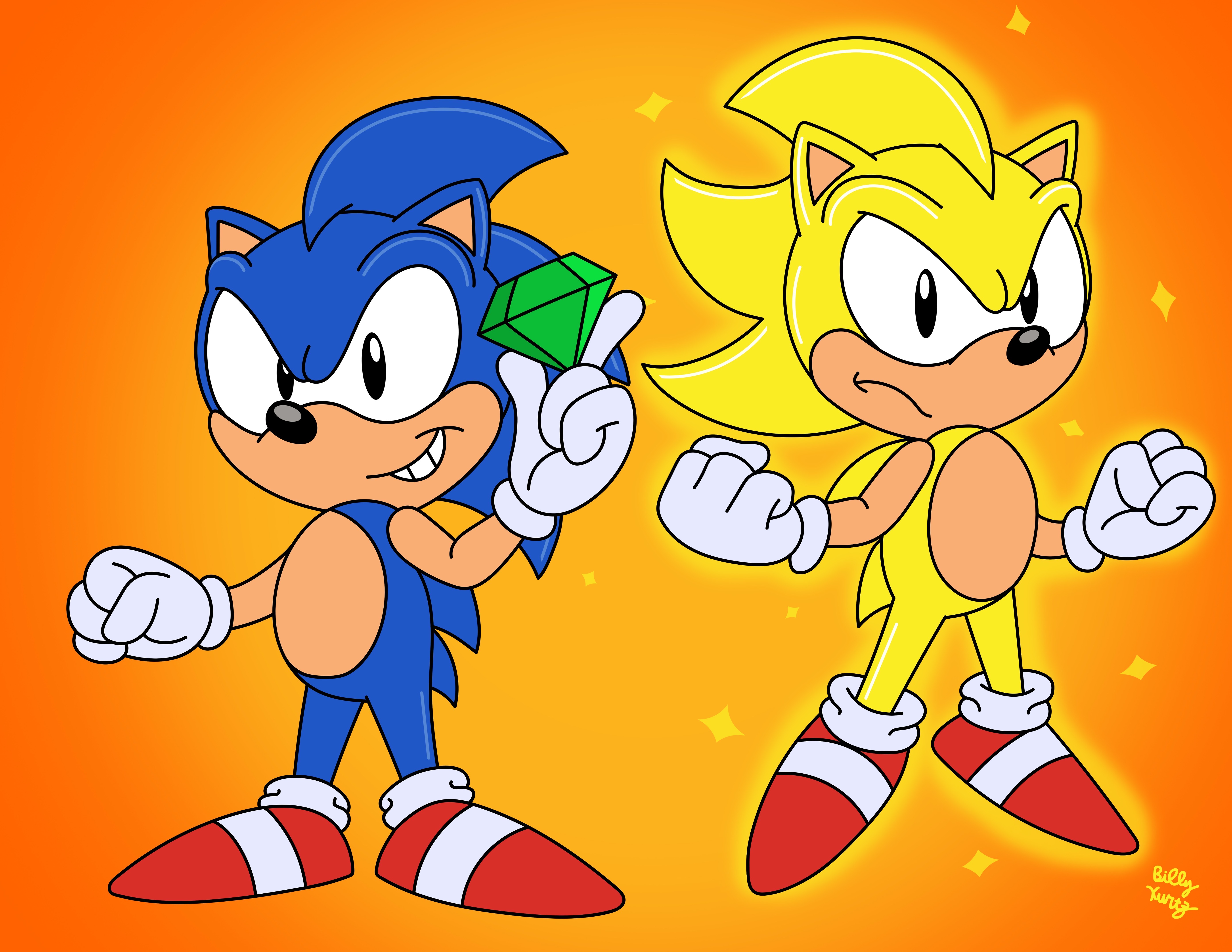 Super Sonic 2 (Classic) - Sonic Frontiers by ShadowLifeman on DeviantArt