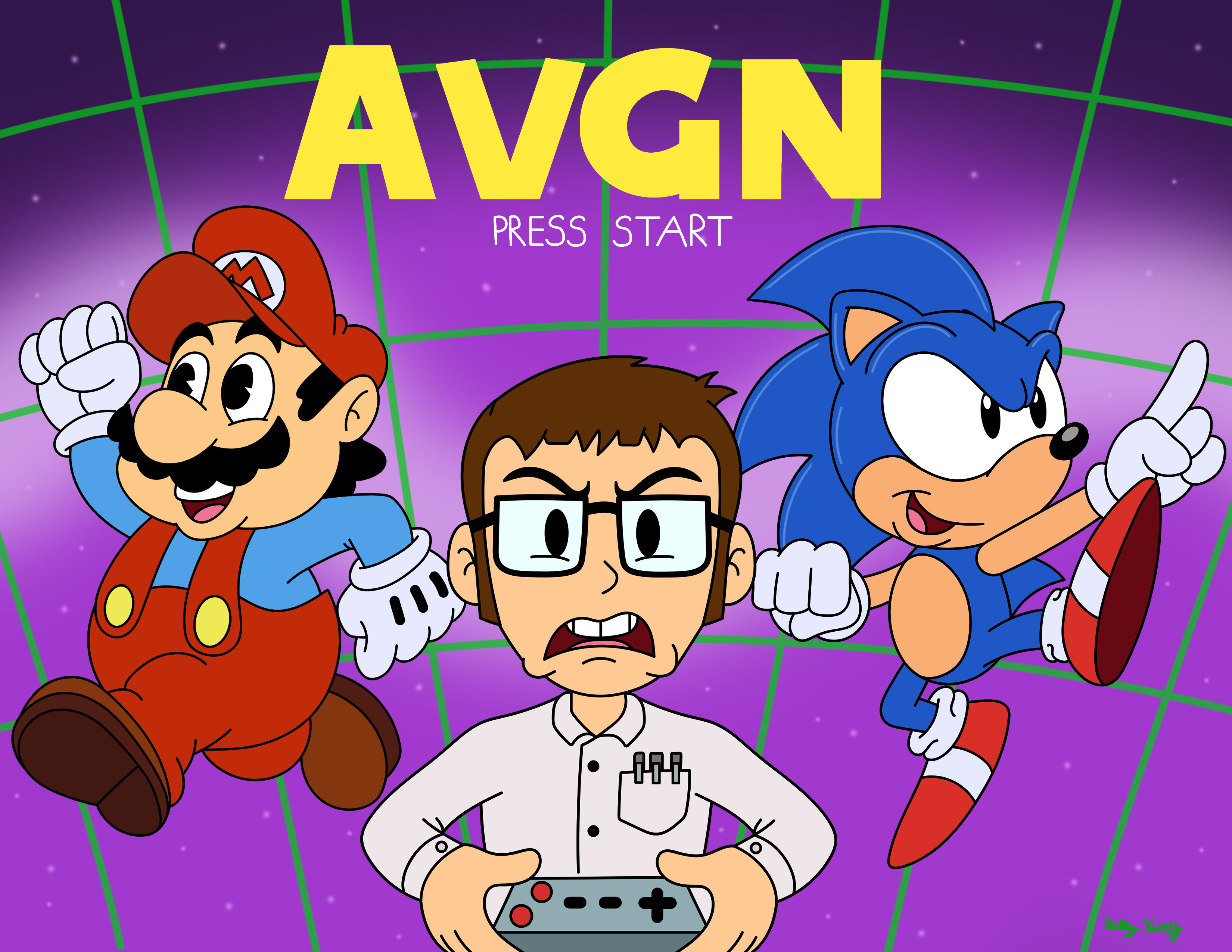 Avgn Collection AVGN Title Screen by SlySonic on DeviantArt