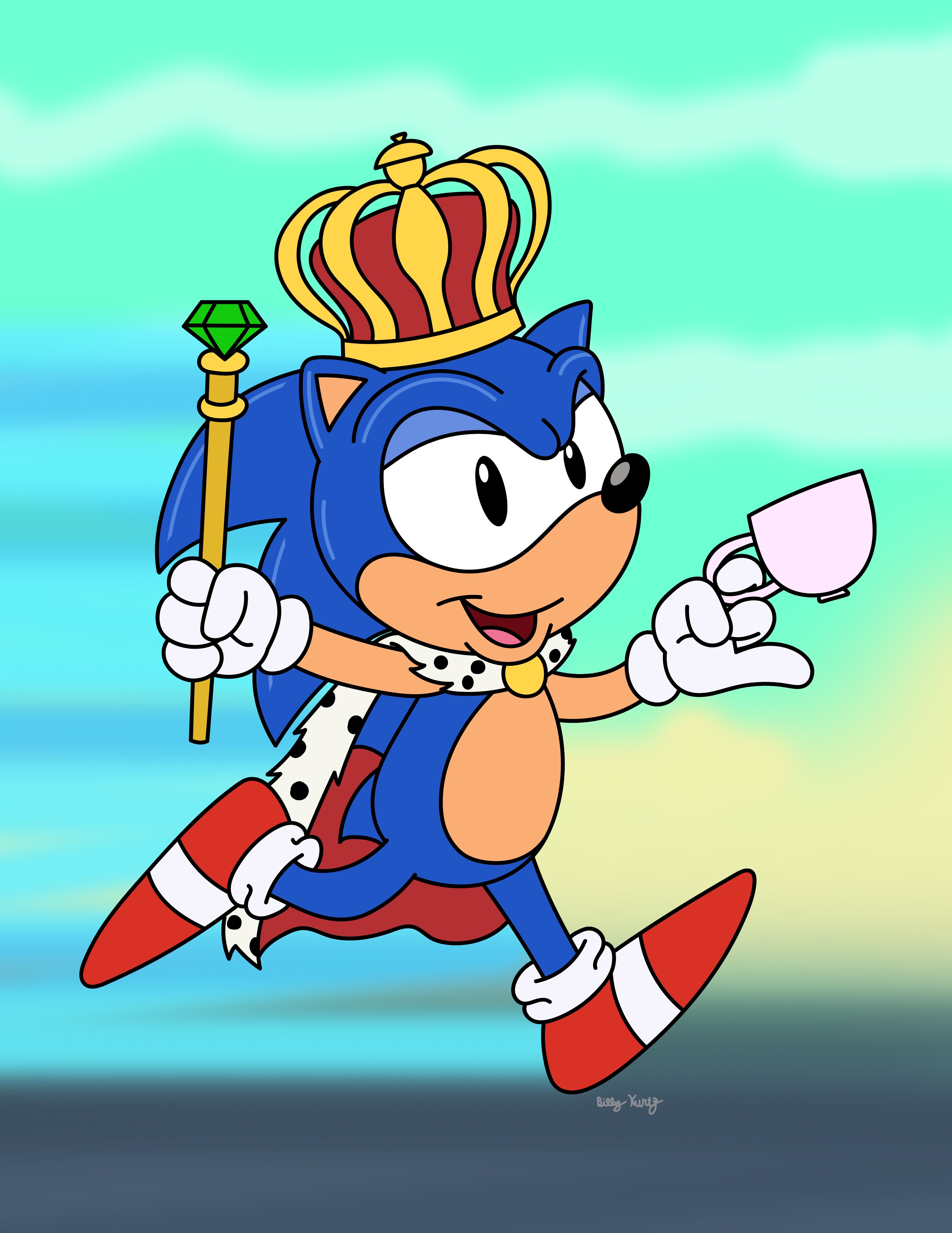 King Sonic by SlySonic on DeviantArt