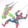 Spider-man and Green Goblin 2001