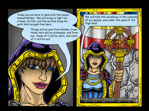 Web comic page 8 of testimony of palidos.