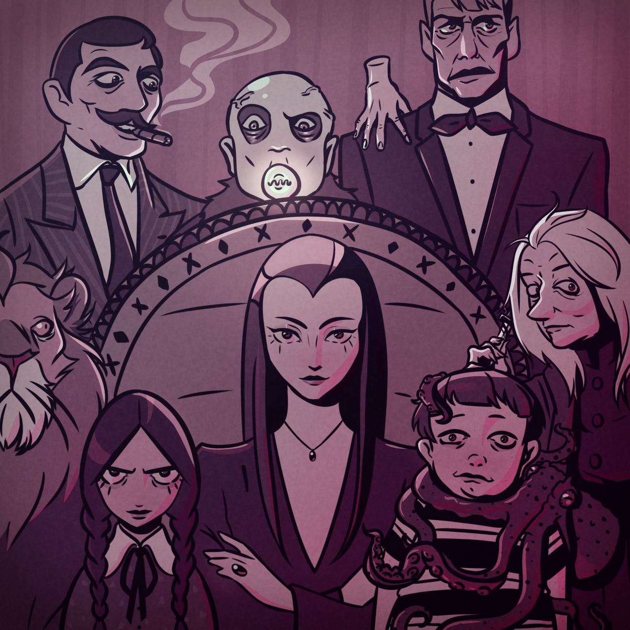 Addams family by BoxKatKomix on DeviantArt