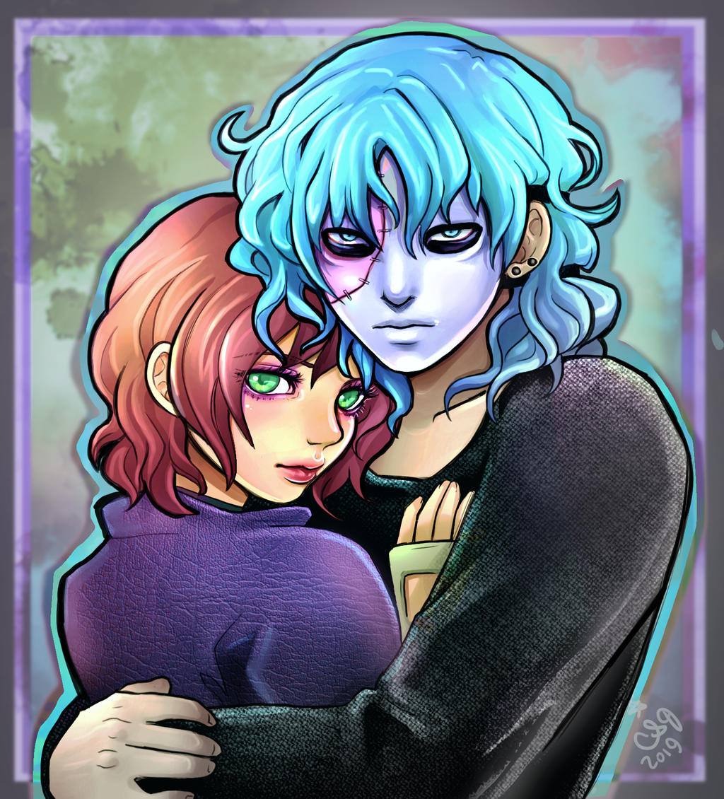 Sal x Ash Sally Face by ChibiStarChan on DeviantArt