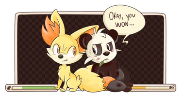 Even more Pancham and Fennekin