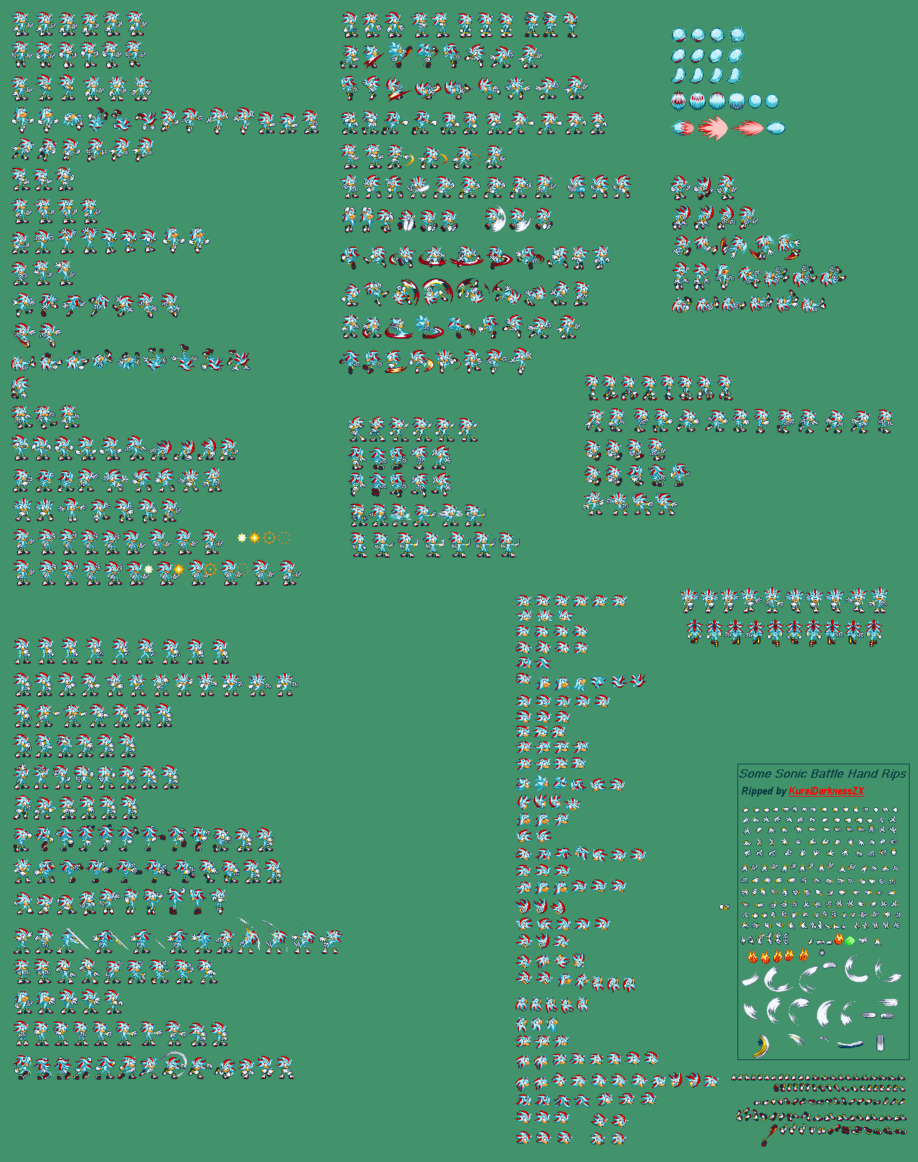 Sample Sprite Blue Super Shadow Blue sprite sheet by jkrules40 on DeviantArt