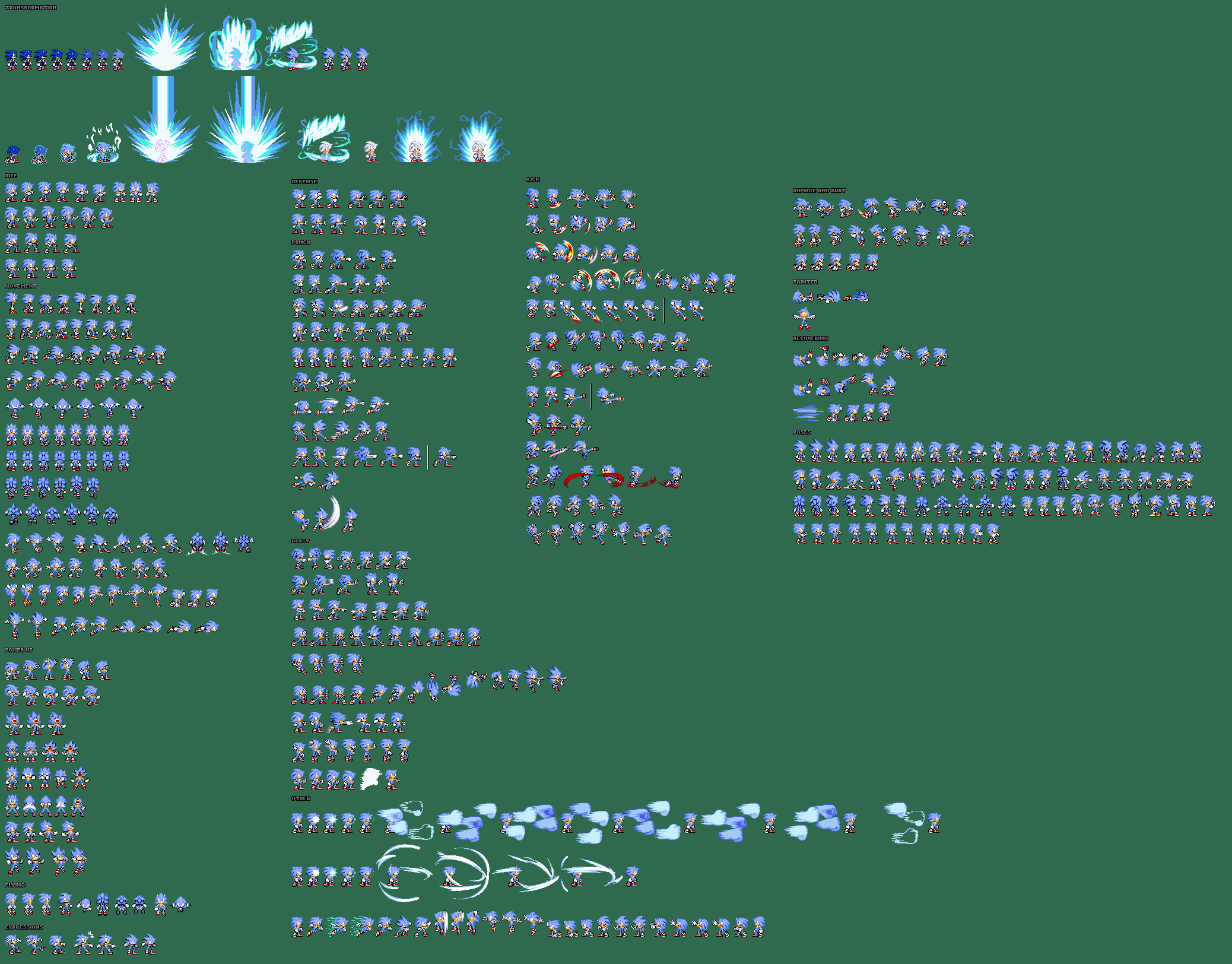 Ui Sprites UI Sonic sprite sheet (Fan Made) by jkrules40 on DeviantArt