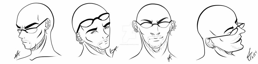 .: Commission -- The many faces of Rude! :. by chinensisXIII on DeviantArt