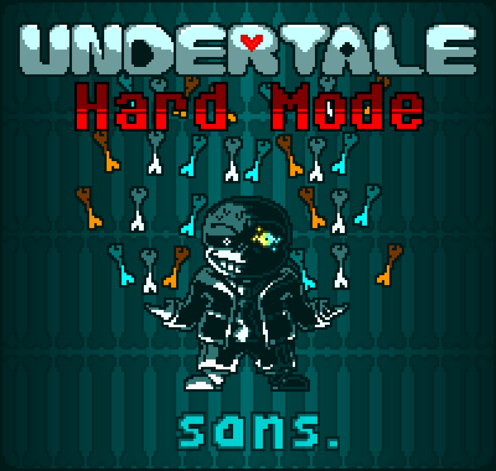 Hard Mode Sans Sprite by ImXR24 (OLD) by ImXR24 on DeviantArt