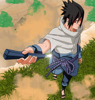 Naruto chpater 569 Sasuke Enters the Battlefield