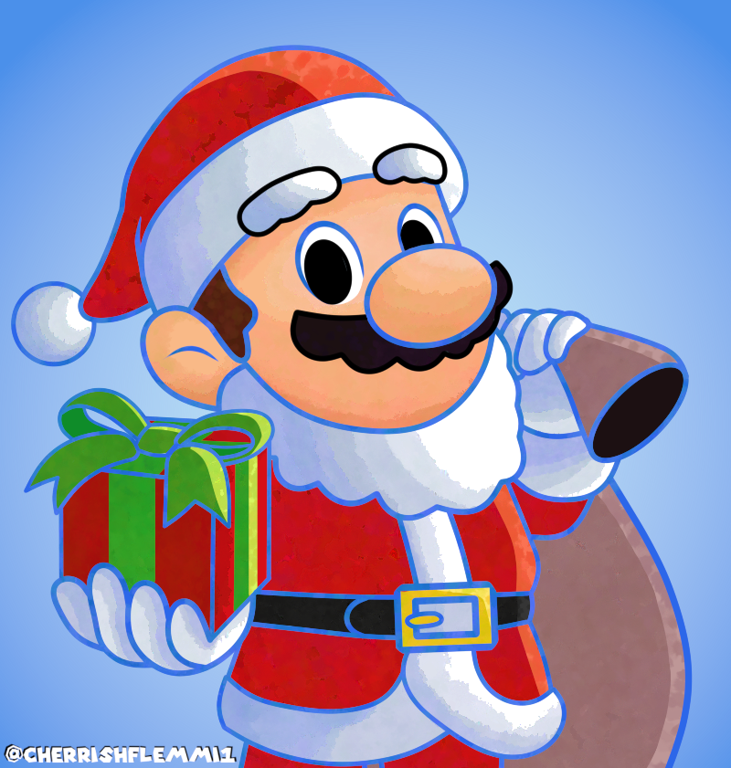 Santa Mario by Cherrish1225 on DeviantArt Santa Mario by Cherrish1225 on DeviantArt