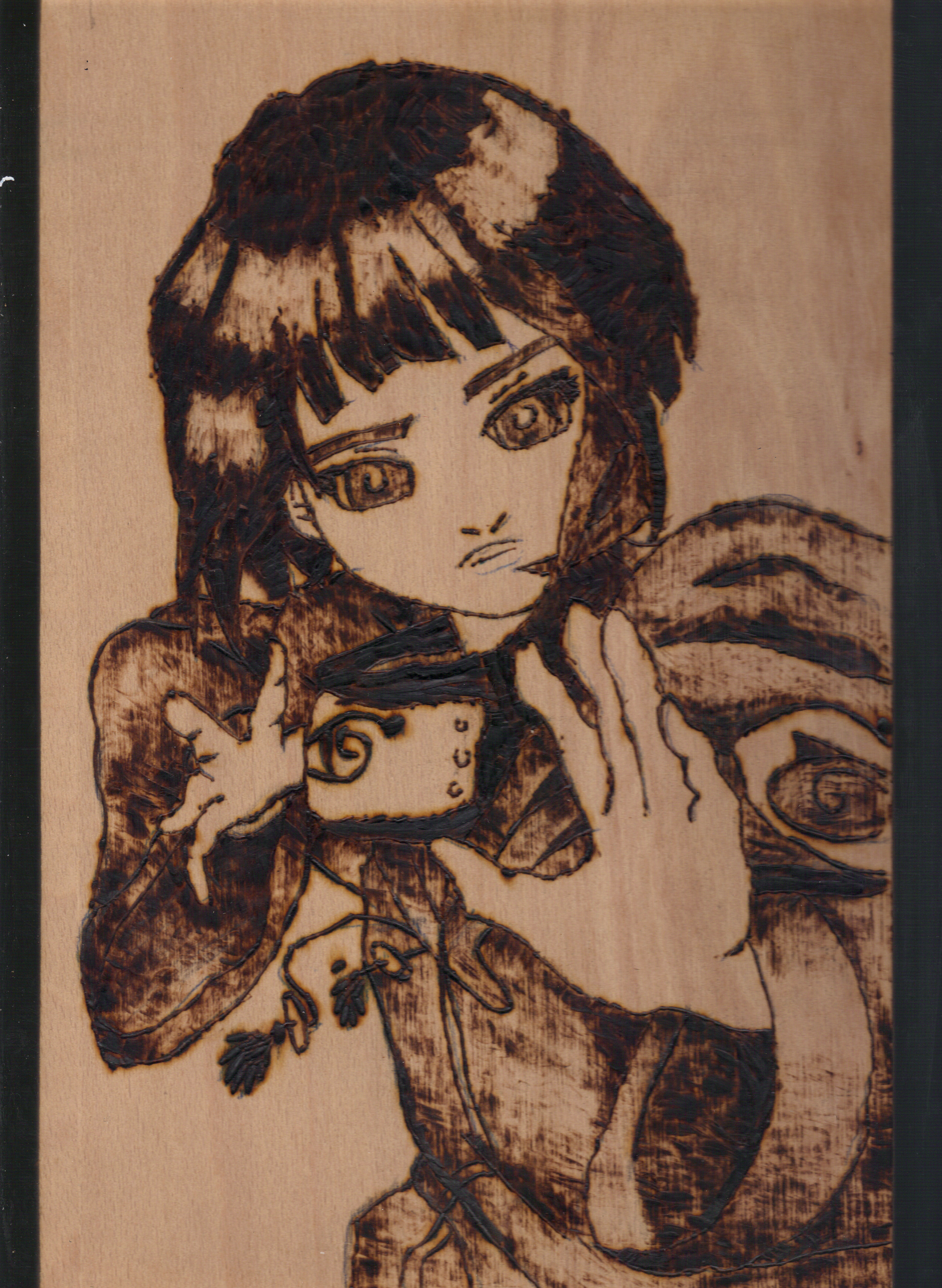 Hinata with Wood Burning Iron