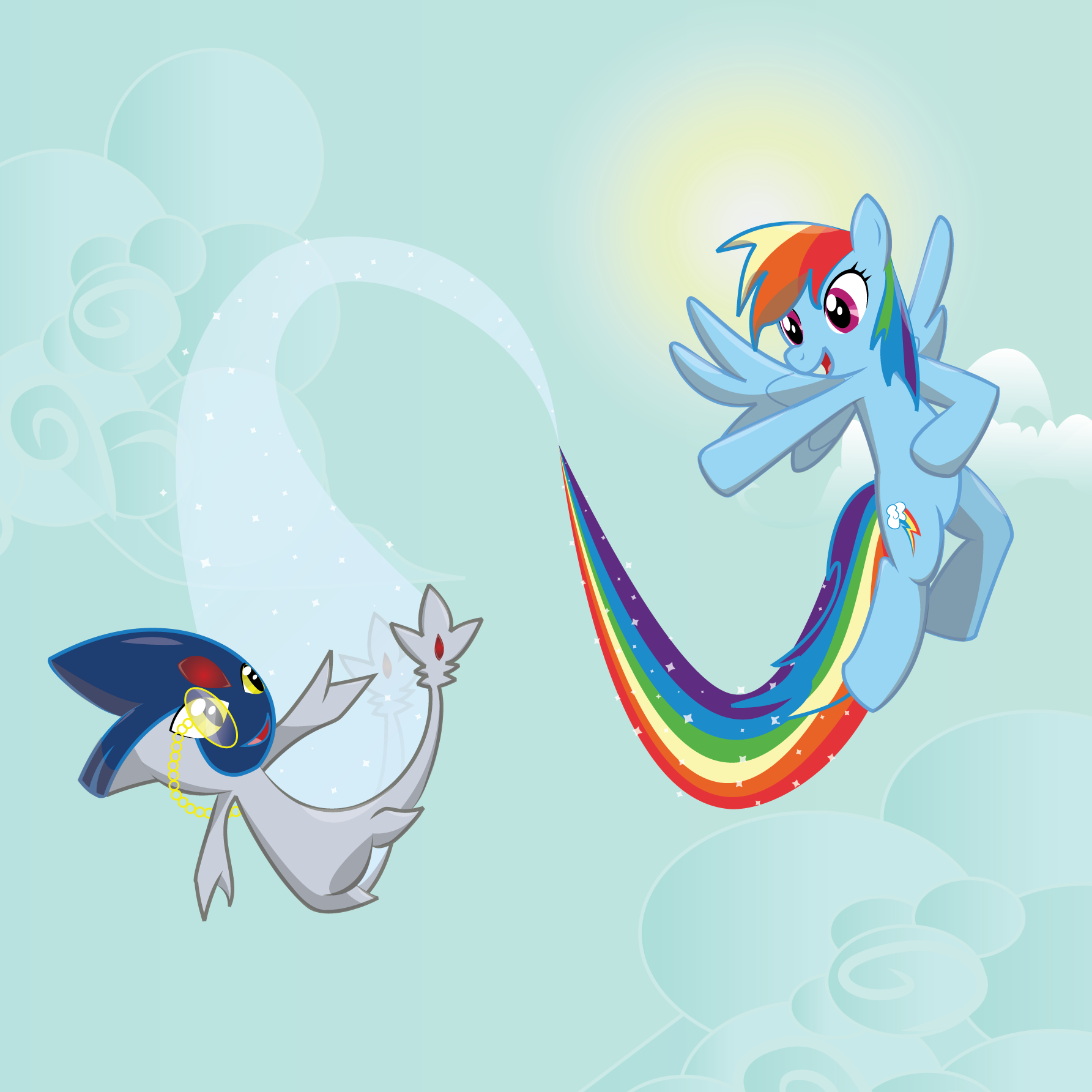 Rainbow Dash and Cupix