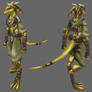 In Dev: Gold Half Dragon Model