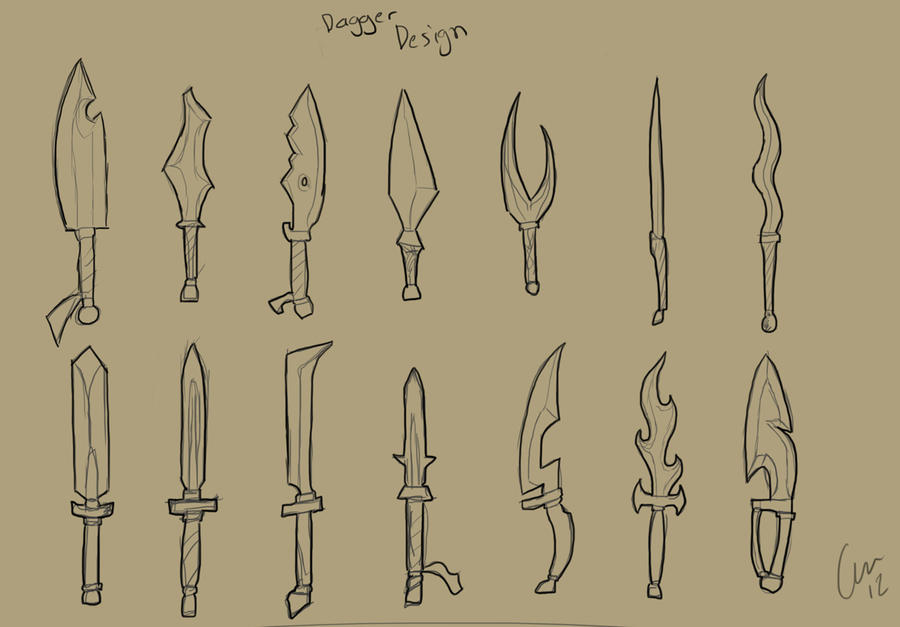 Dagger Designs by eliasfrost on DeviantArt