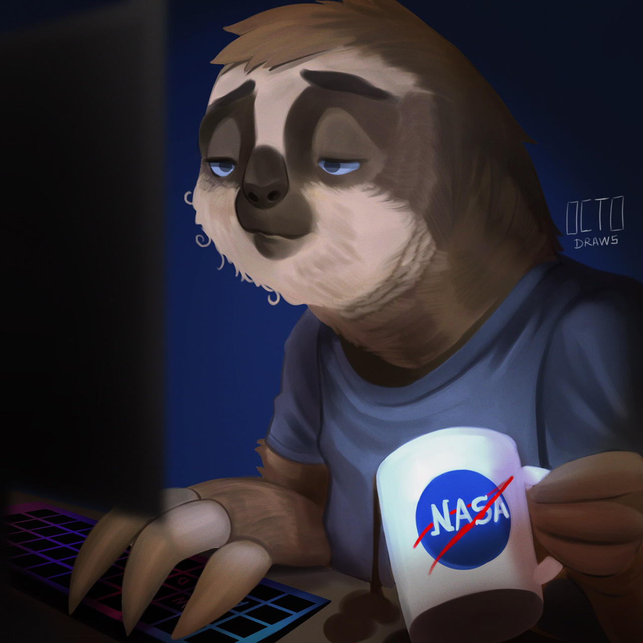 Sloth - Character Design by OcttoDraws on DeviantArt