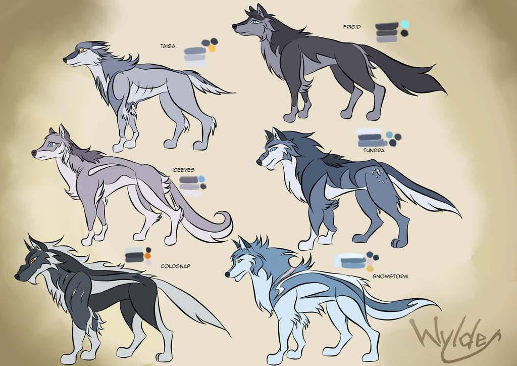Just some more wolves by wowzories on DeviantArt