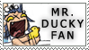 Mr. Ducky Stamp by ladychimera