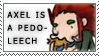 Pedo-leech-Axel Stamp