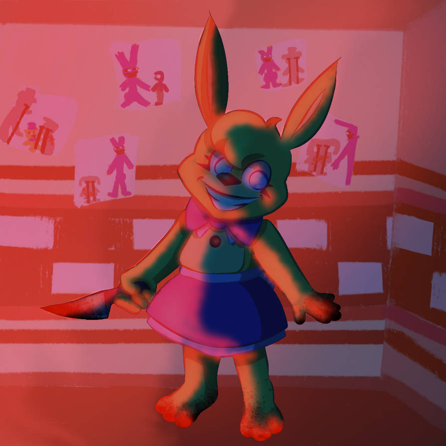Springbonnie Performance Female Springbonnie, again by Thebestcinnamonbun28 on DeviantArt