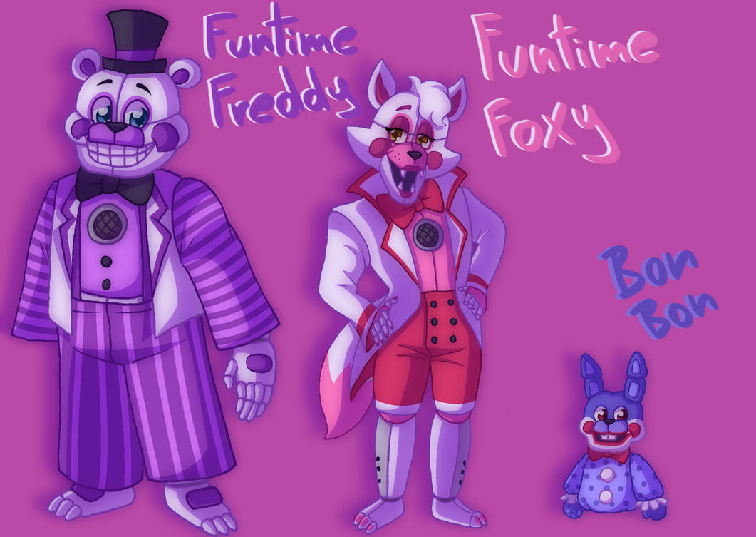 Funtime Foxy Design Funtime Freddy and Foxy designs by Thebestcinnamonbun28 on DeviantArt
