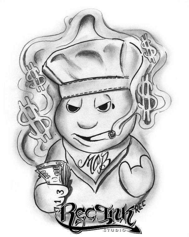 713 Dope Boy Htown tattoo by TXREC on DeviantArt