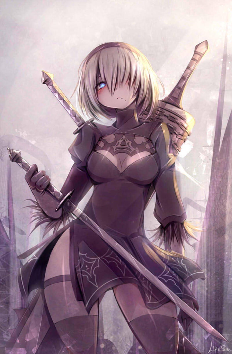 2B  Nier: Automata by pscarnage95 on DeviantArt