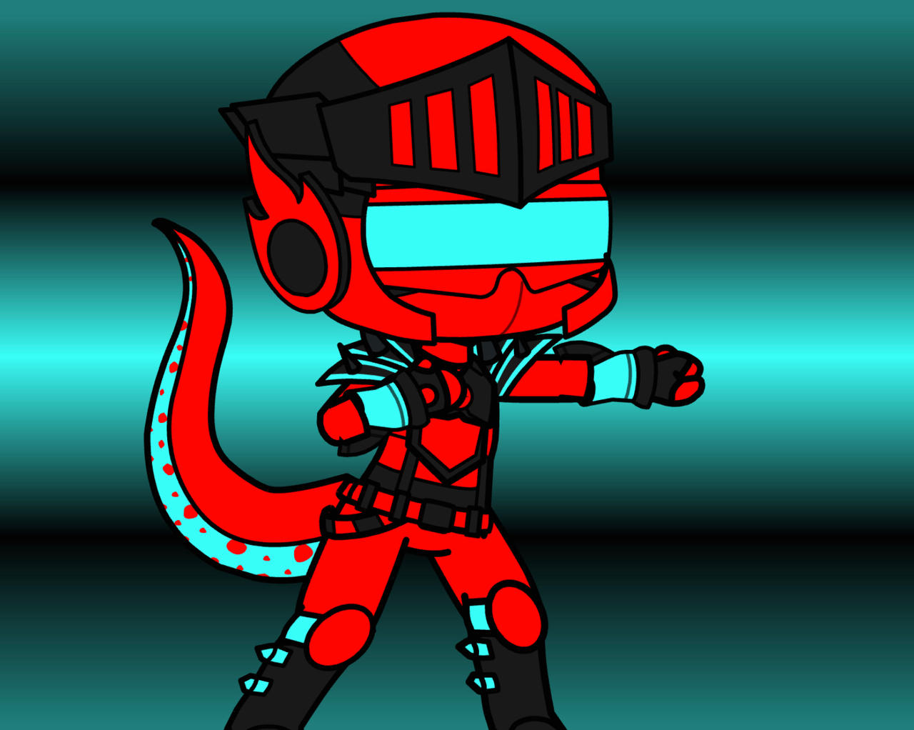 Red Quantum Ranger (Anil) by Kanohi-Zeo on DeviantArt