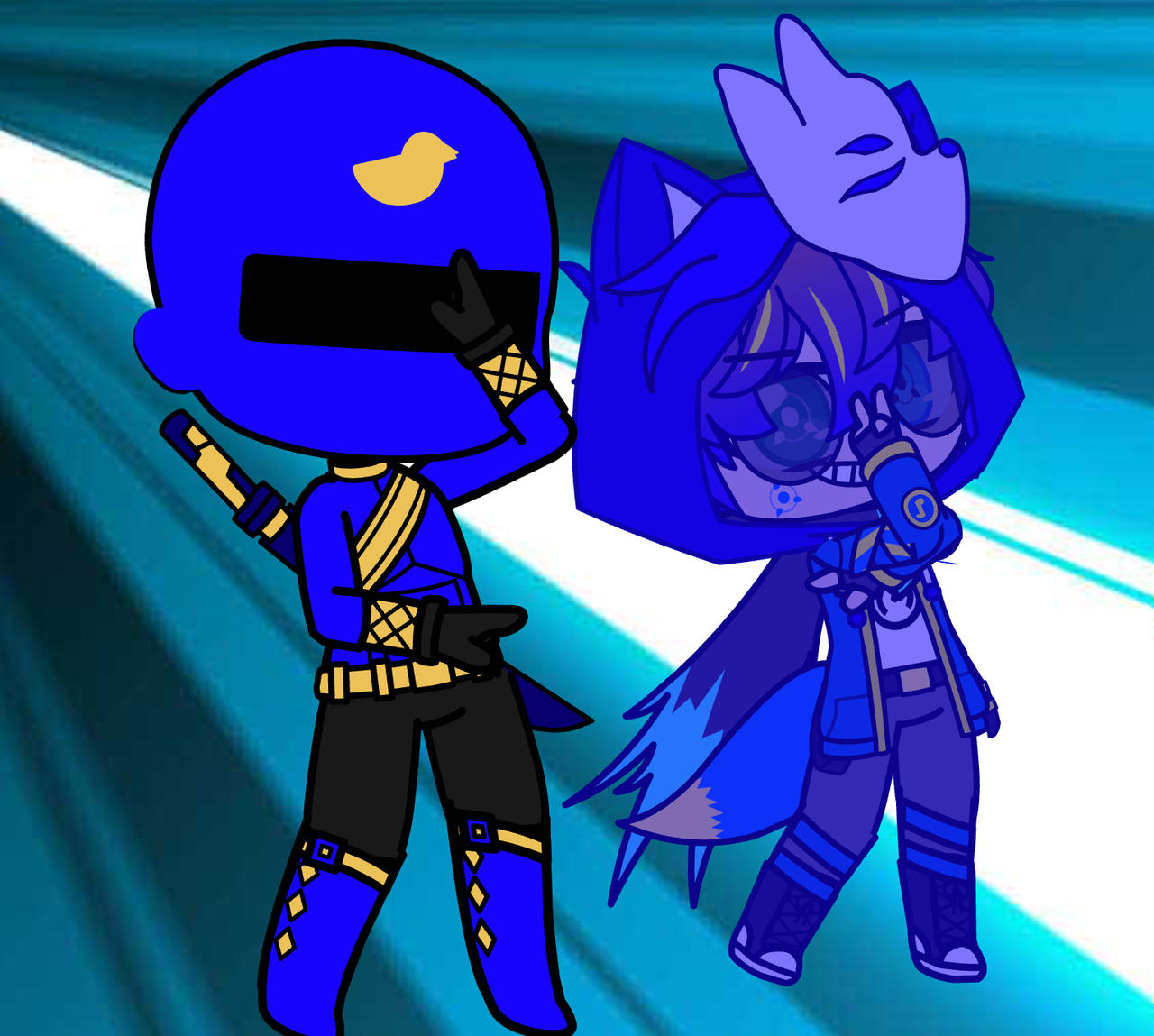 Nitoro - Blue Assassin Ranger by Kanohi-Zeo on DeviantArt