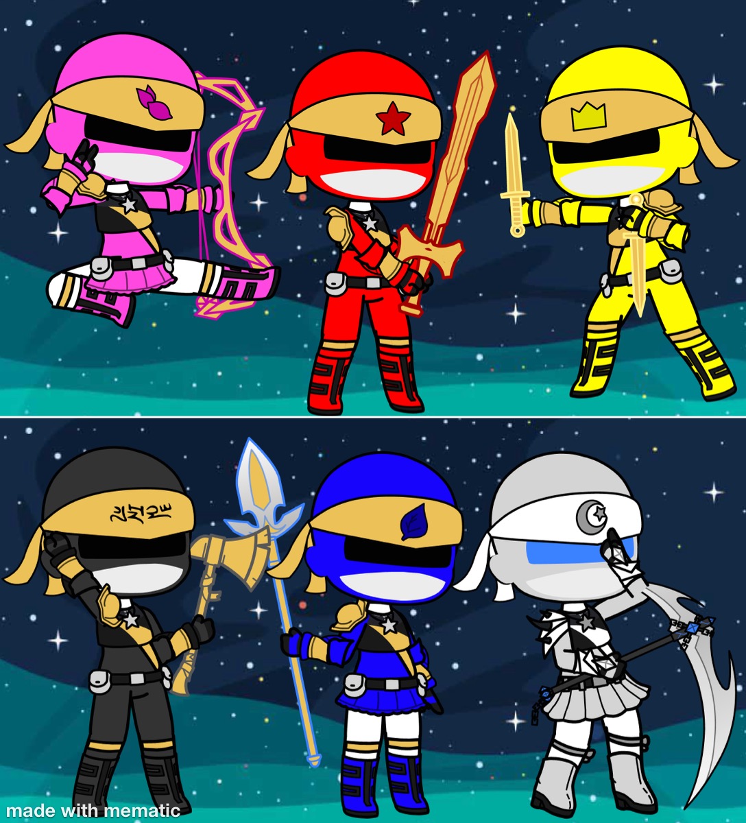 Power Rangers: Superstars by Kanohi-Zeo on DeviantArt